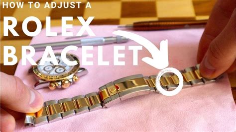 adjustable rolex band|rolex watch band adjustment instructions.